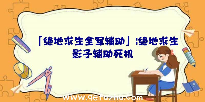 「绝地求生全军辅助」|绝地求生影子辅助死机